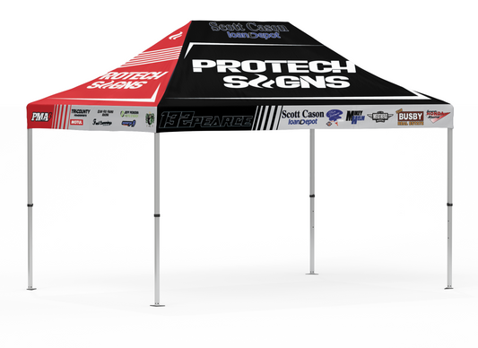 Custom Canopy 10ft x 15ft, Front Diagonal