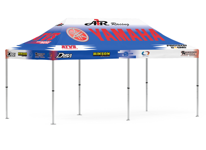 custom canopy, 10ft x 20ft, front diagonal, A1R